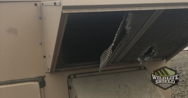 Damaged Industrial Ventilation System